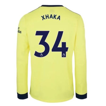 Camisola Arsenal Granit Xhaka 34 Alternativa 2021 2022 – Manga Comprida